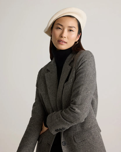Mongolian Cashmere Beret - One Size / Varsity Red