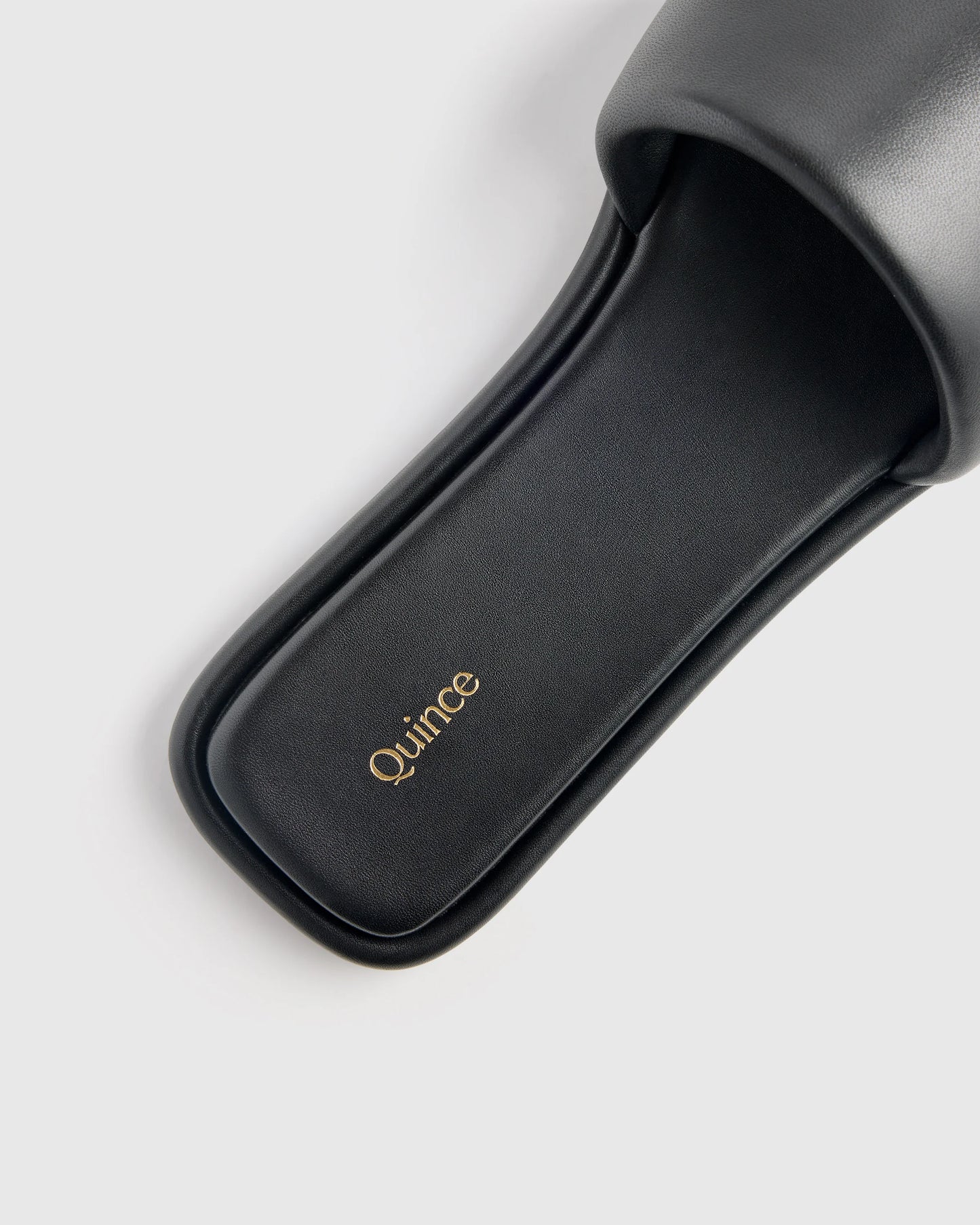 Italian Leather Slide Sandal - 5 / Bone