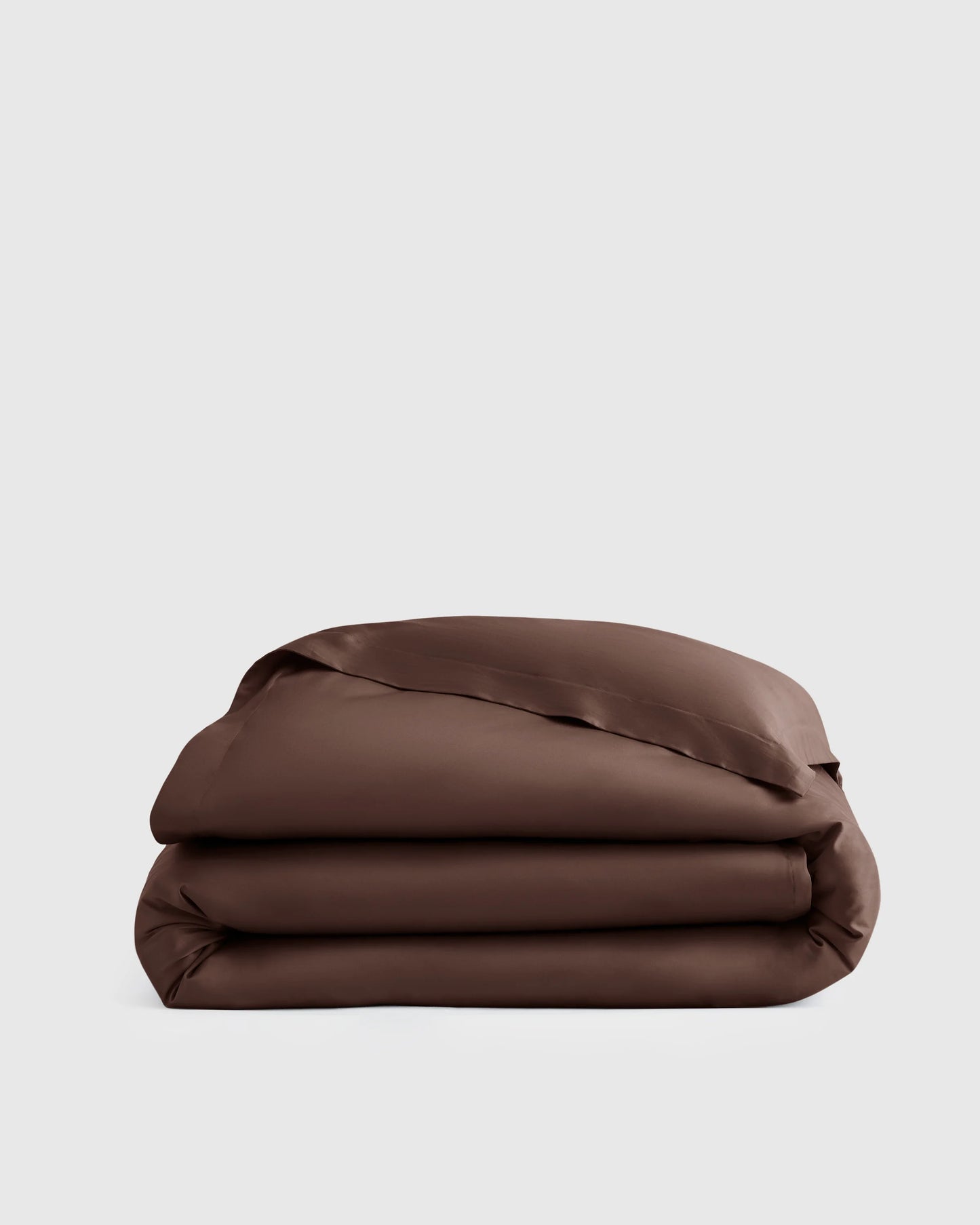 Signature Giza Cotton Sateen Duvet Cover - Twin / Light Grey