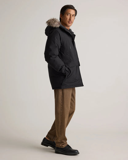 Responsible Down Hooded Parka - S / Storm Blue