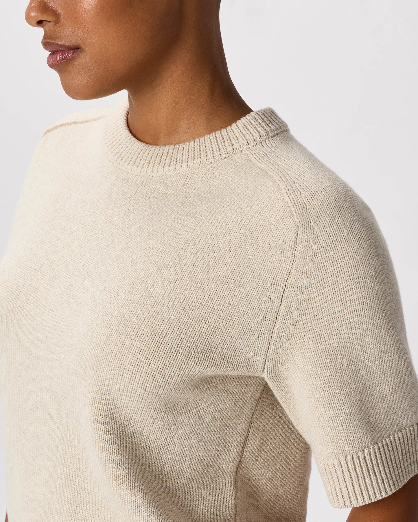 100% Organic Cotton Sweater Tee - XS / Navy