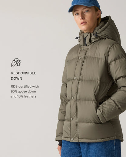 Responsible Down Puffer Jacket - XS / Sea Spray Green
