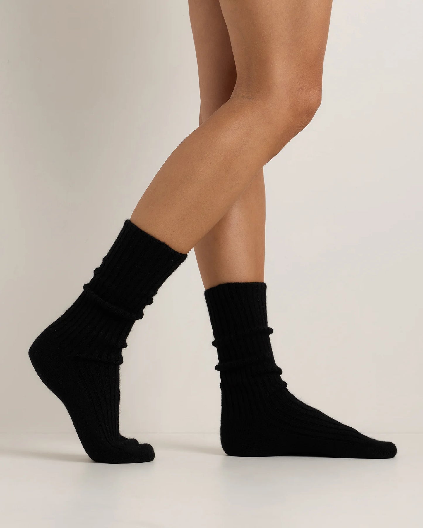 Cashmere Trouser Sock - XS/S / Ivory