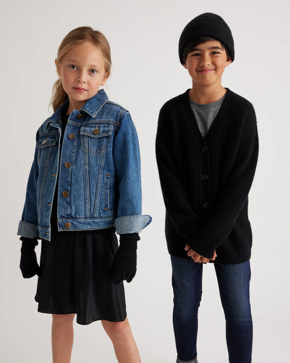 Washable Cashmere Oversized Fisherman Cardigan - 10 / Oatmeal