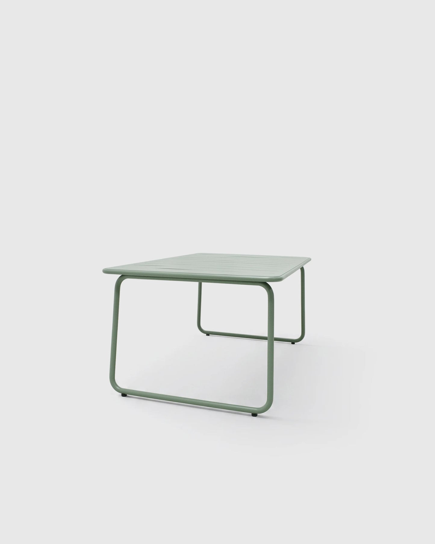 Powder-Coated Aluminum Outdoor Dining Set - One Size / Sage Green