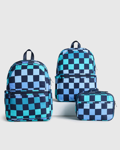 Recycled Double Pocket Backpack - One Size / Rainbow Clouds