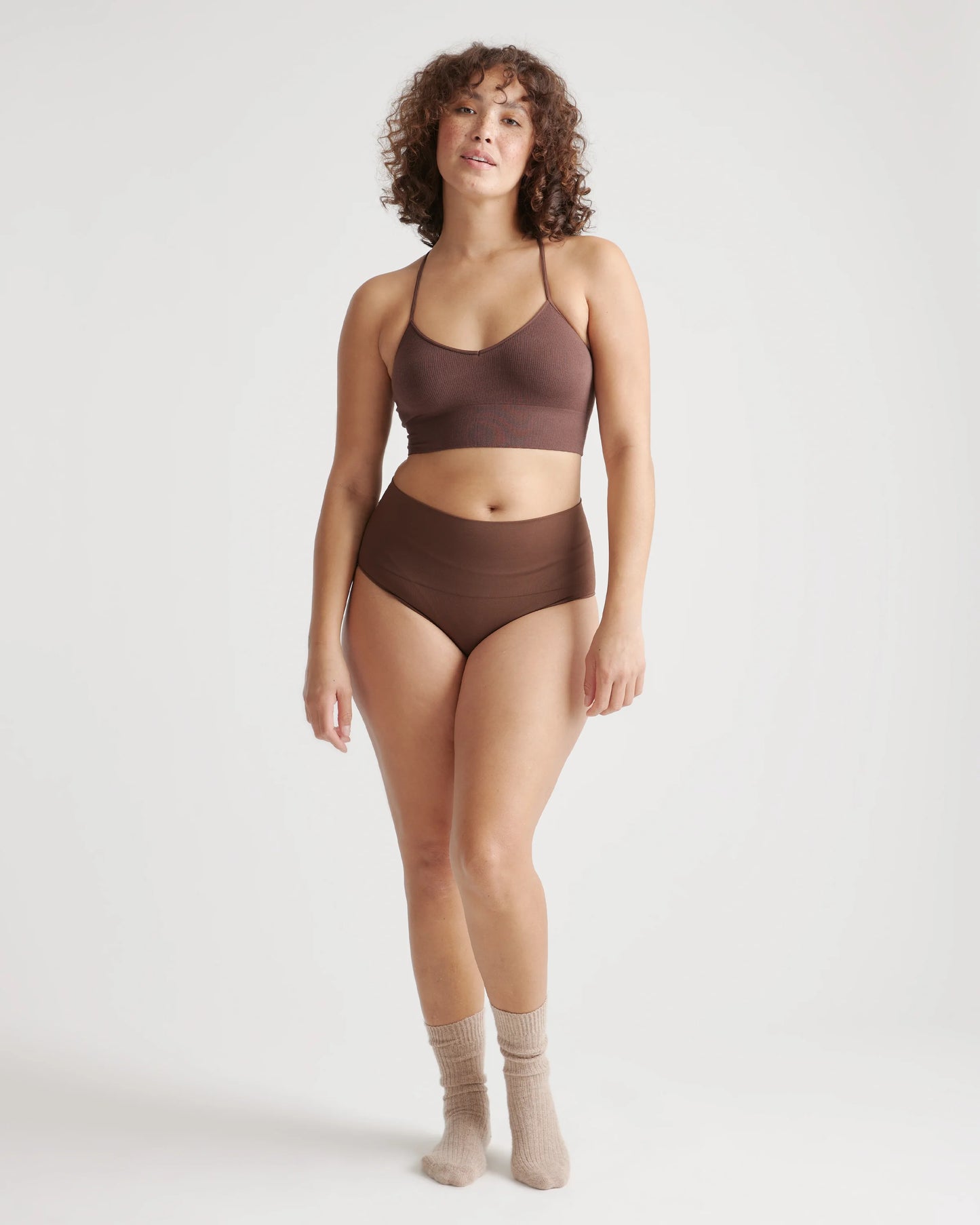 Shaping High-Waisted Brief (3-Pack) - XS / Cocoa