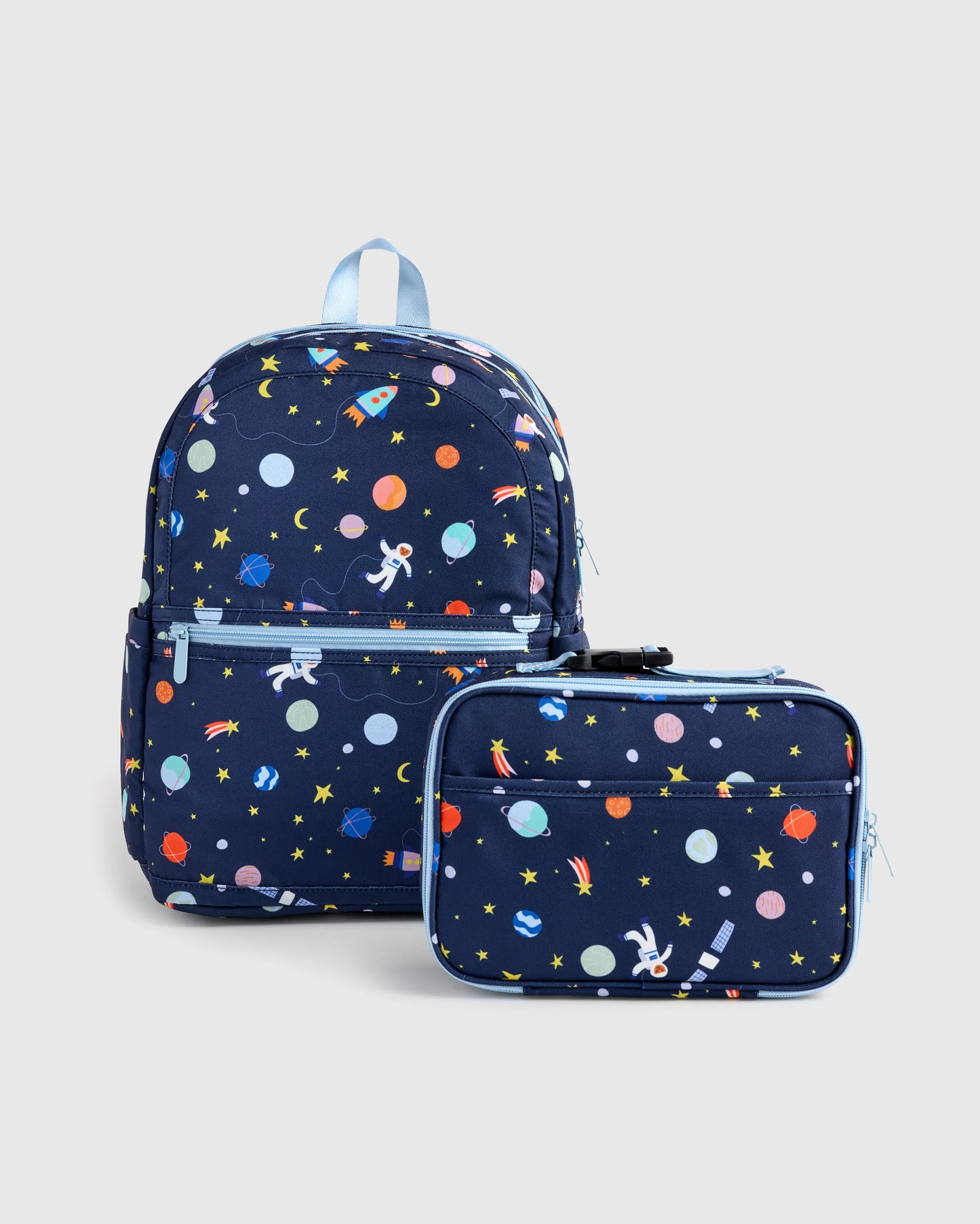 Recycled Double Pocket Backpack - One Size / Rainbow Clouds