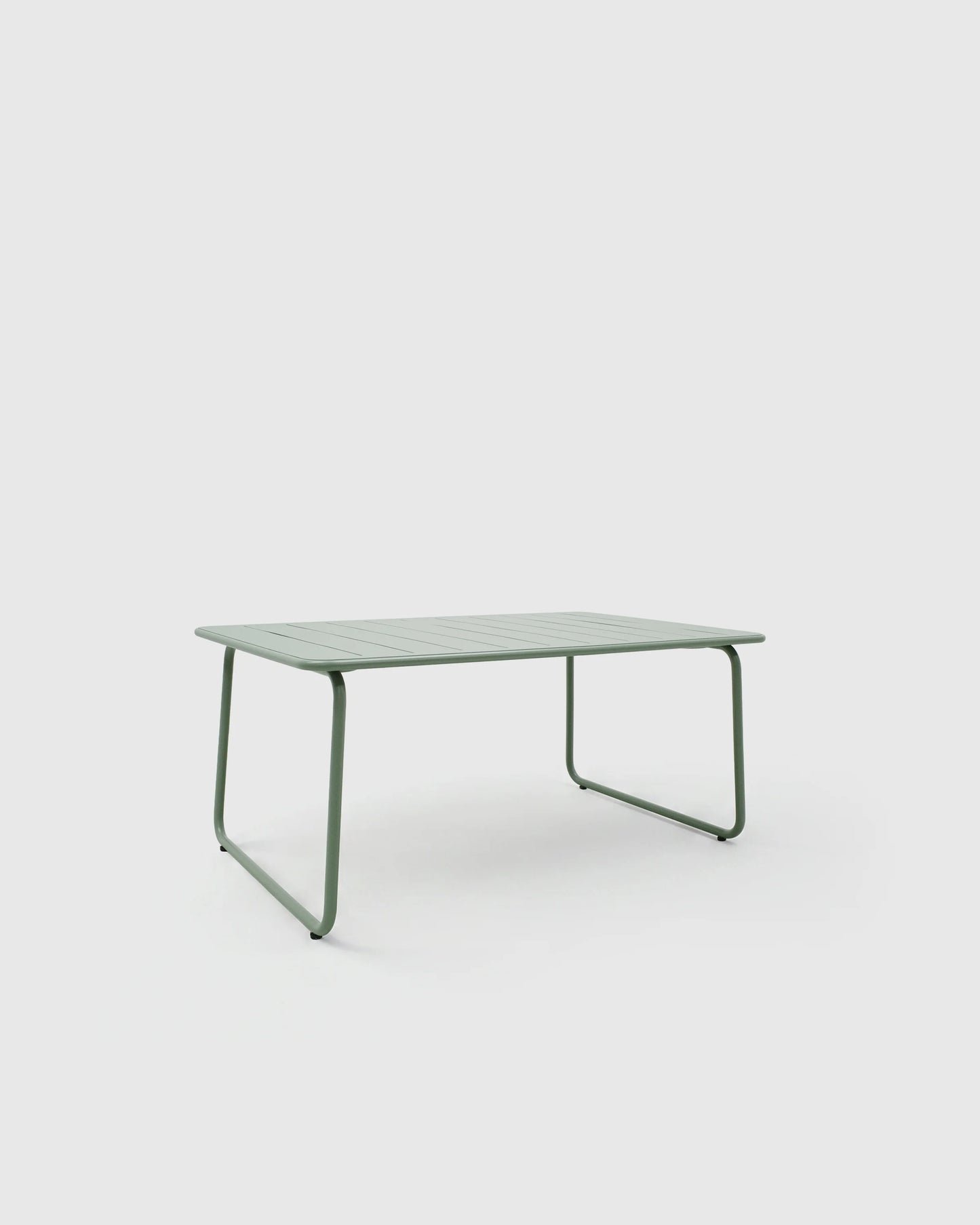 Powder-Coated Aluminum Outdoor Dining Set - One Size / Sage Green
