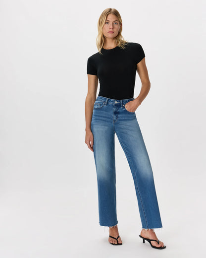 Bella Stretch Wide Leg Jeans - 24 / Frosted Blue