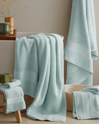 Turkish Ultra Plush Bath Towel Bundle - One Size / Mineral