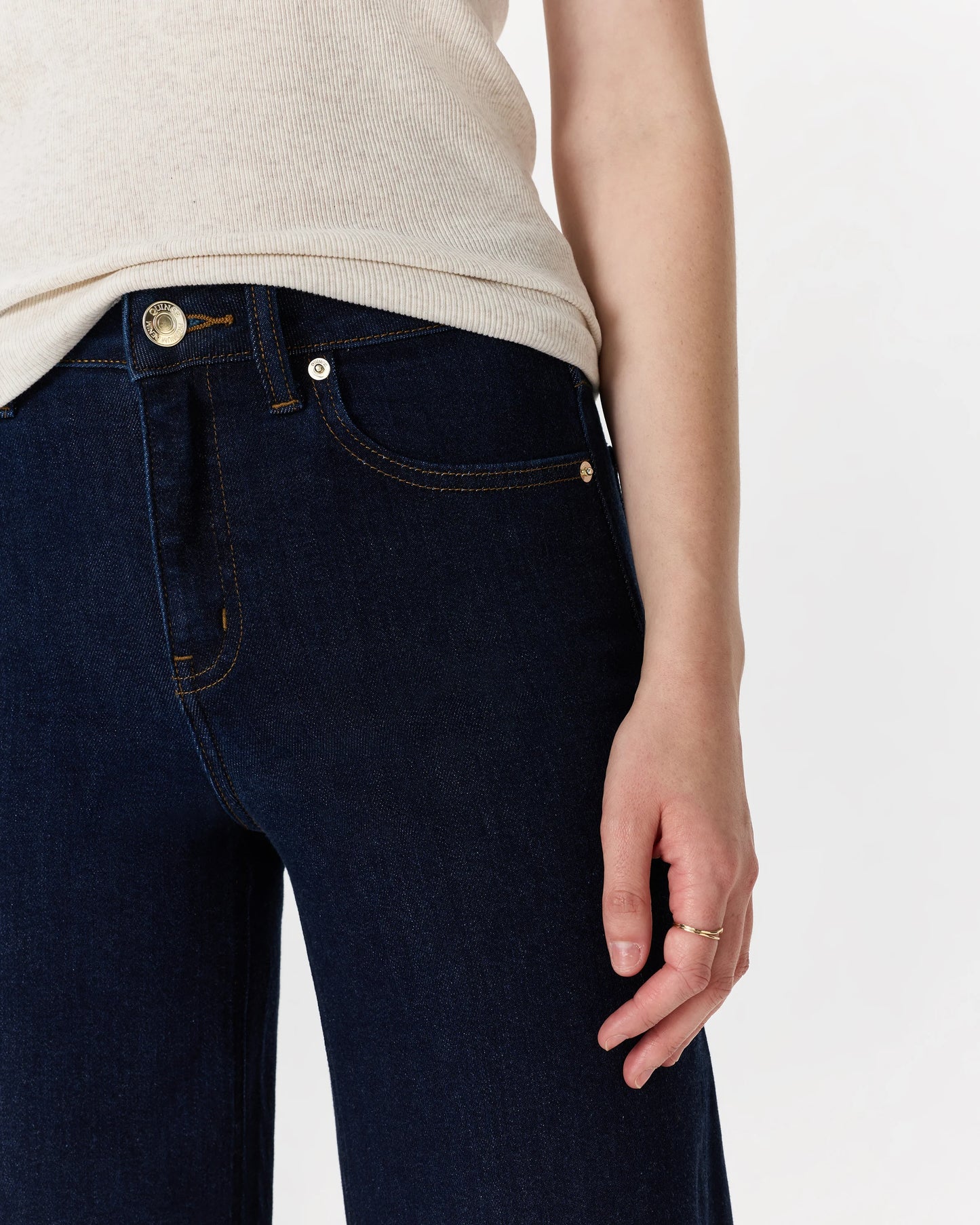 Bella Stretch Wide Leg Jeans - 24 / Frosted Blue