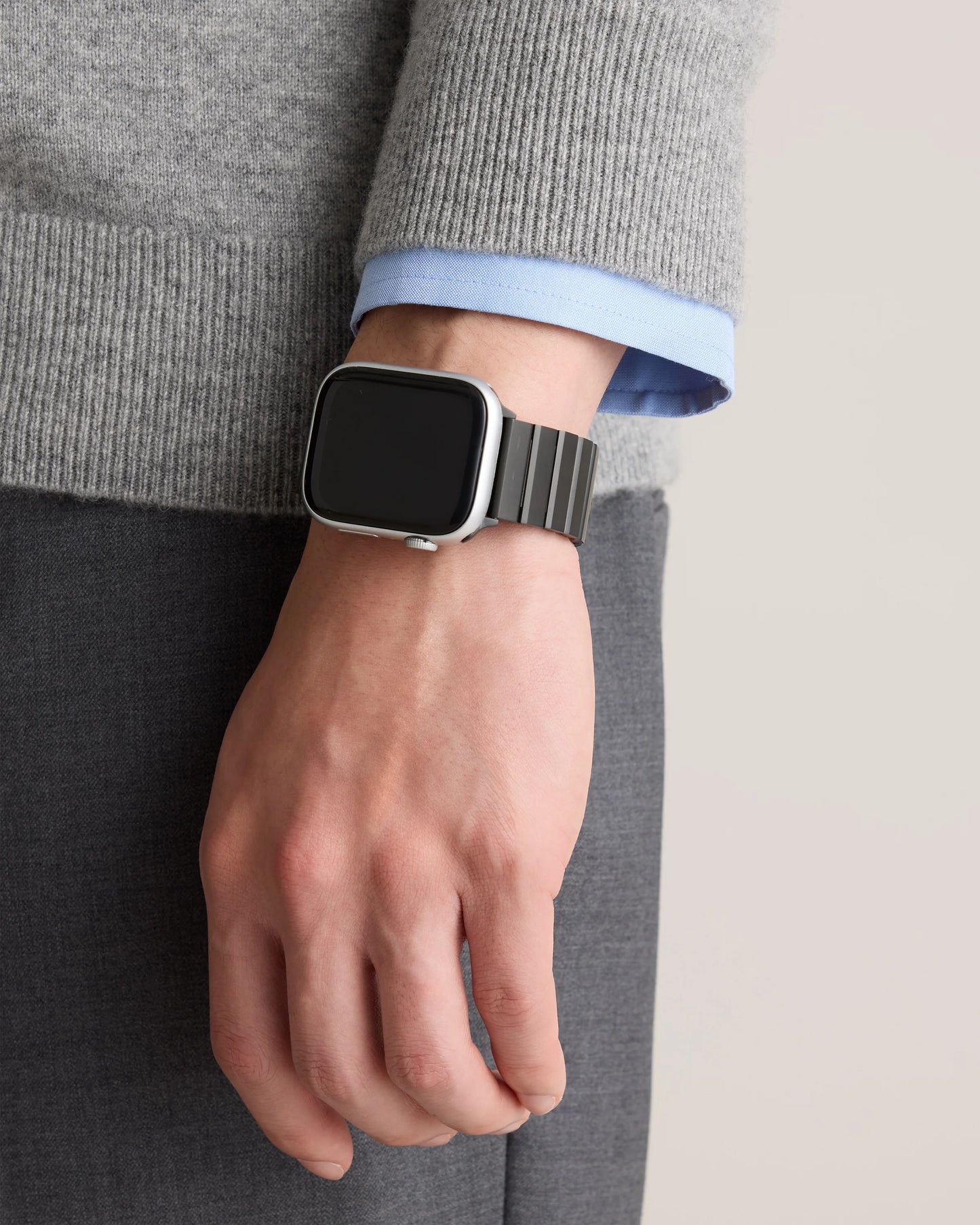 Titanium Smartwatch Band - 38mm - 42mm / Silver