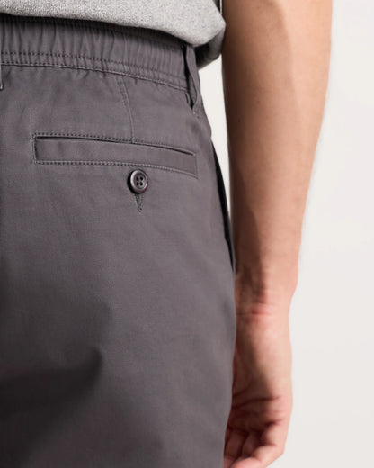 Organic Stretch Cotton Pull On Chino Shorts - 7" - XS / Sand Dune