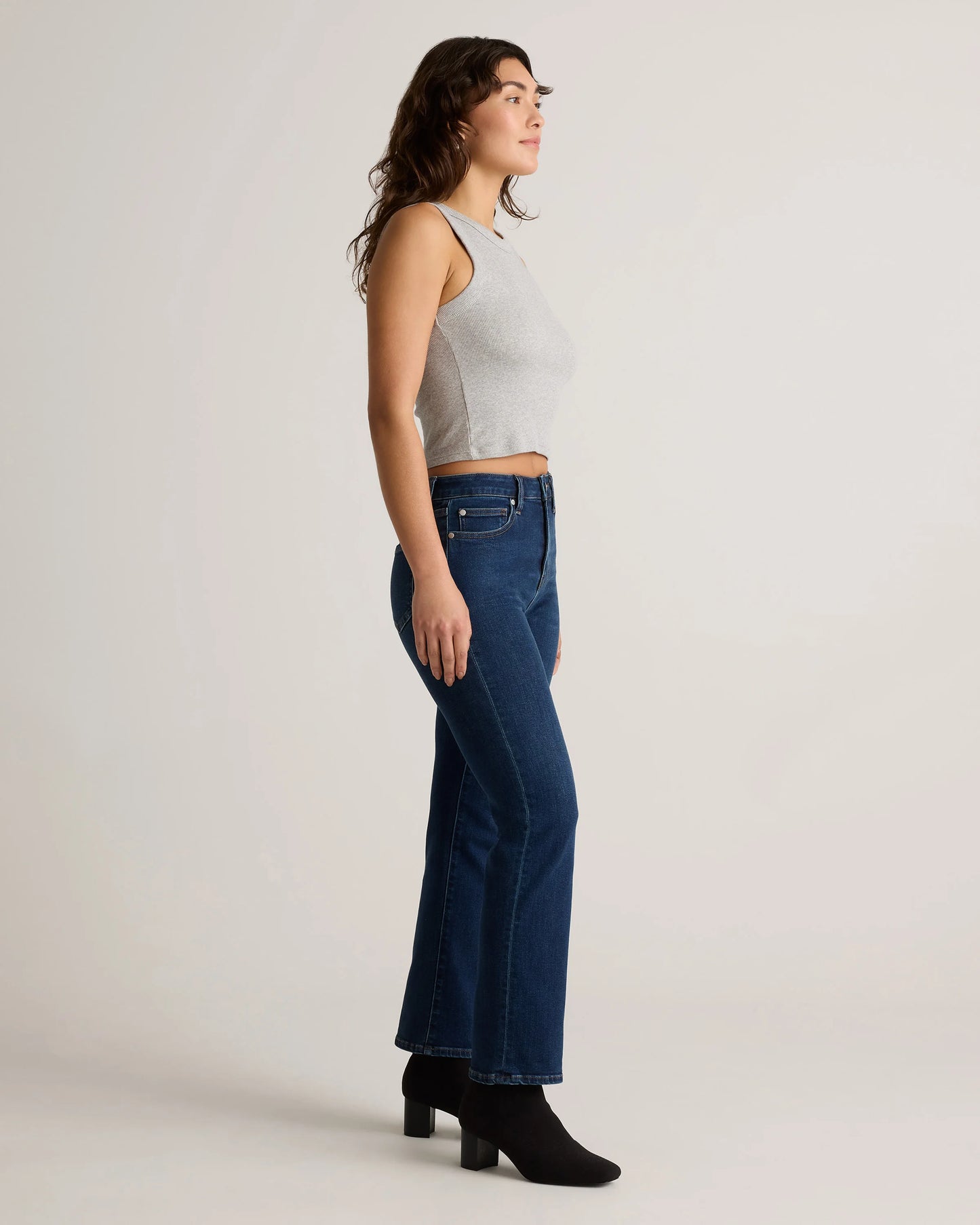 Bella Stretch Straight Jeans - 24 / Midnight Blue