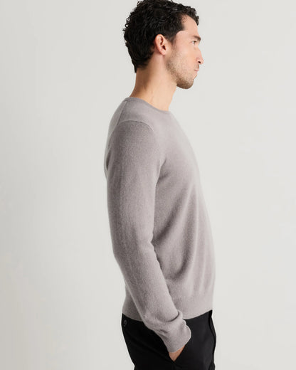 Mongolian Cashmere Crewneck Sweater - XS / Black