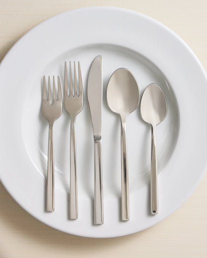 Arezzo 20 Piece Flatware Set - One Size / Polished Stainless Steel