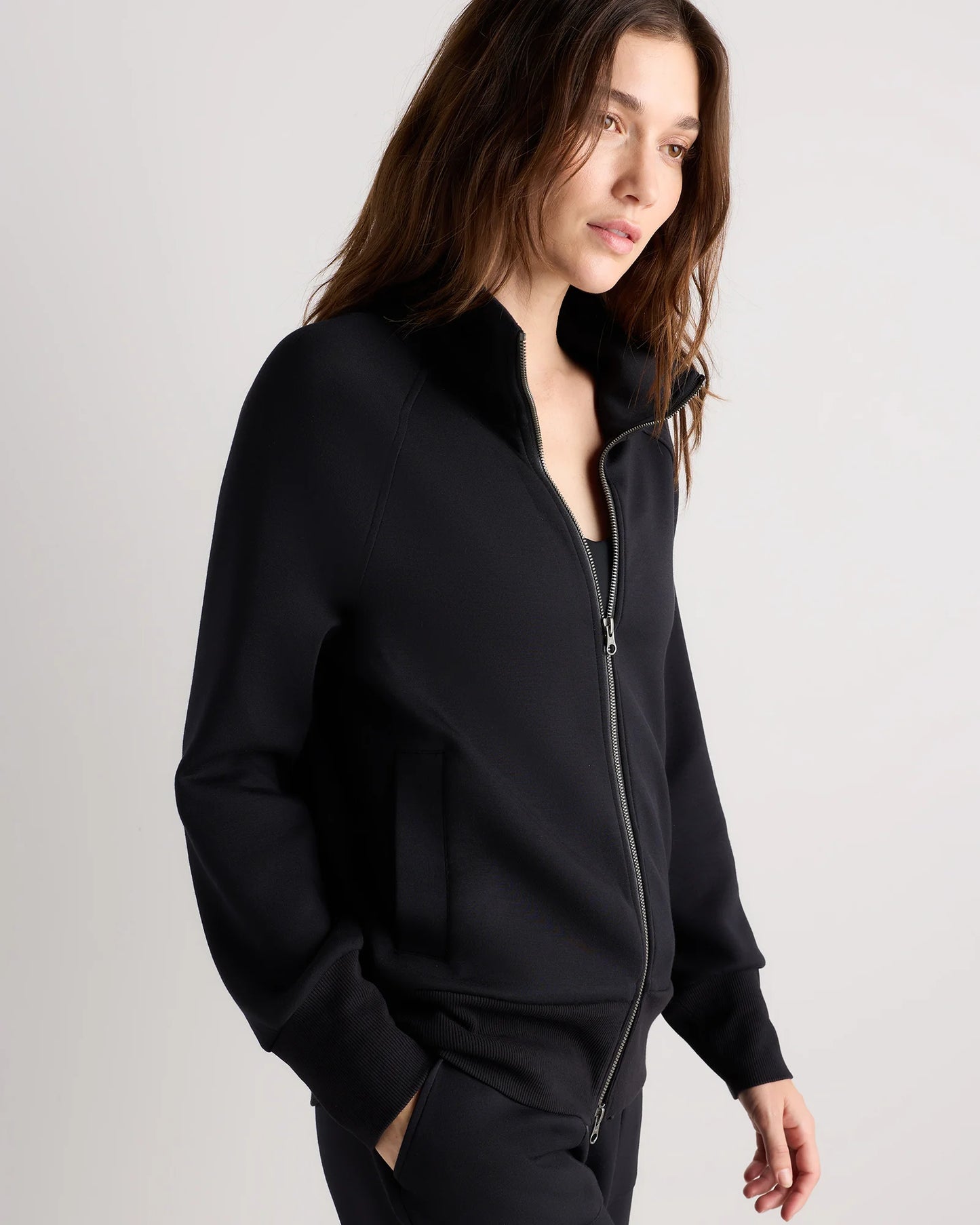 CloudComfort Full-Zip Sweatshirt - XS / Dark Taupe