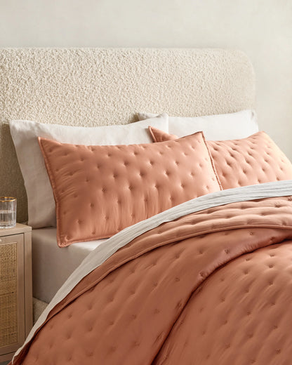 Bamboo Dream Quilted Sham Set - Standard / Sage