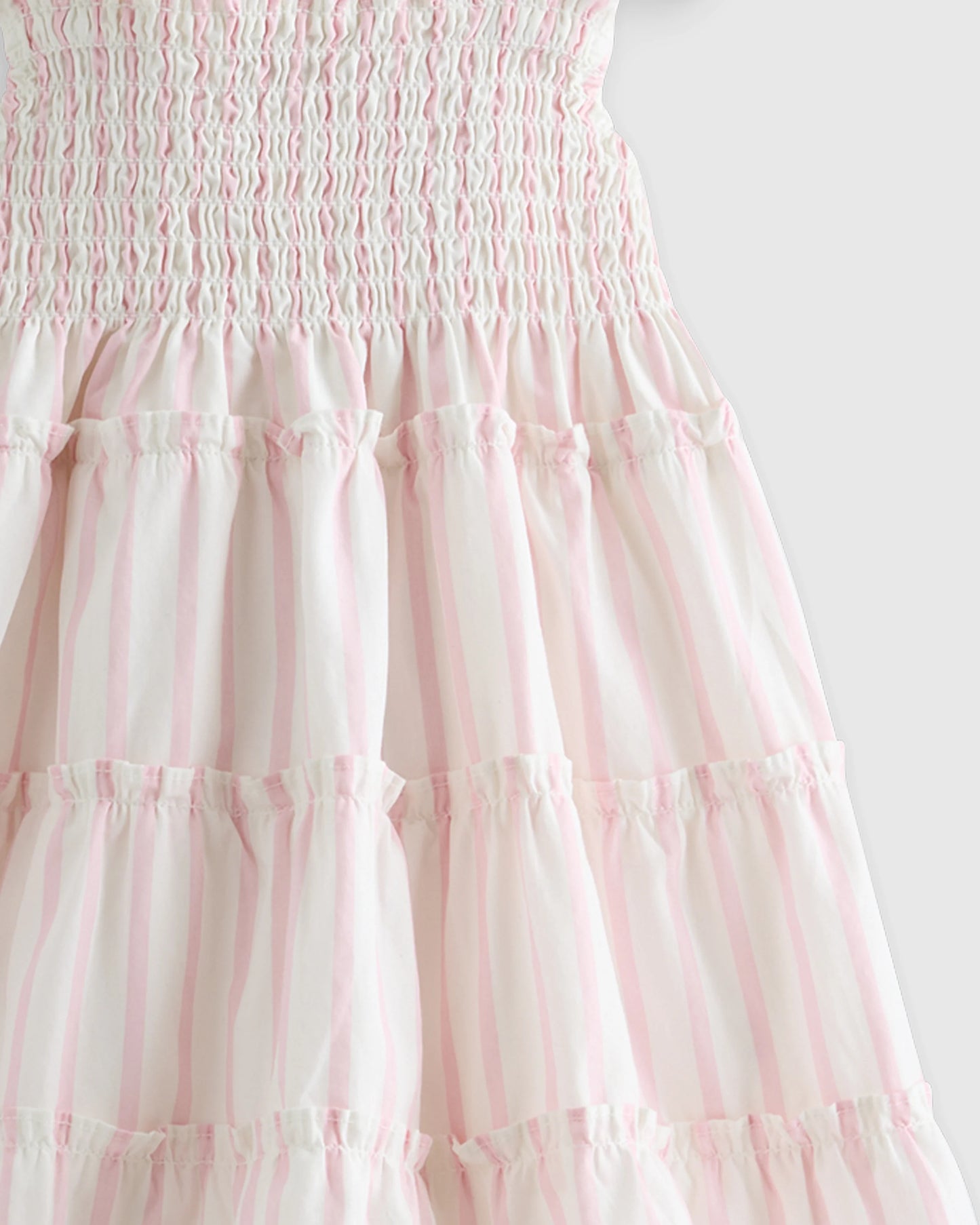 100% Organic Cotton Poplin Smocked Dress - 3-6M / Wisteria Floral