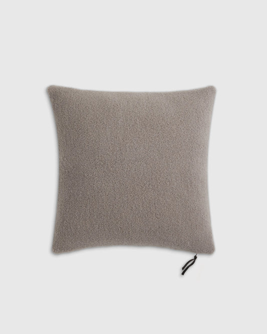 Alpaca Boucle Pillow Cover - 20x20 / Light Heather Grey