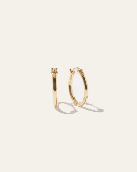 Midi Hoops - One Size / Gold Vermeil
