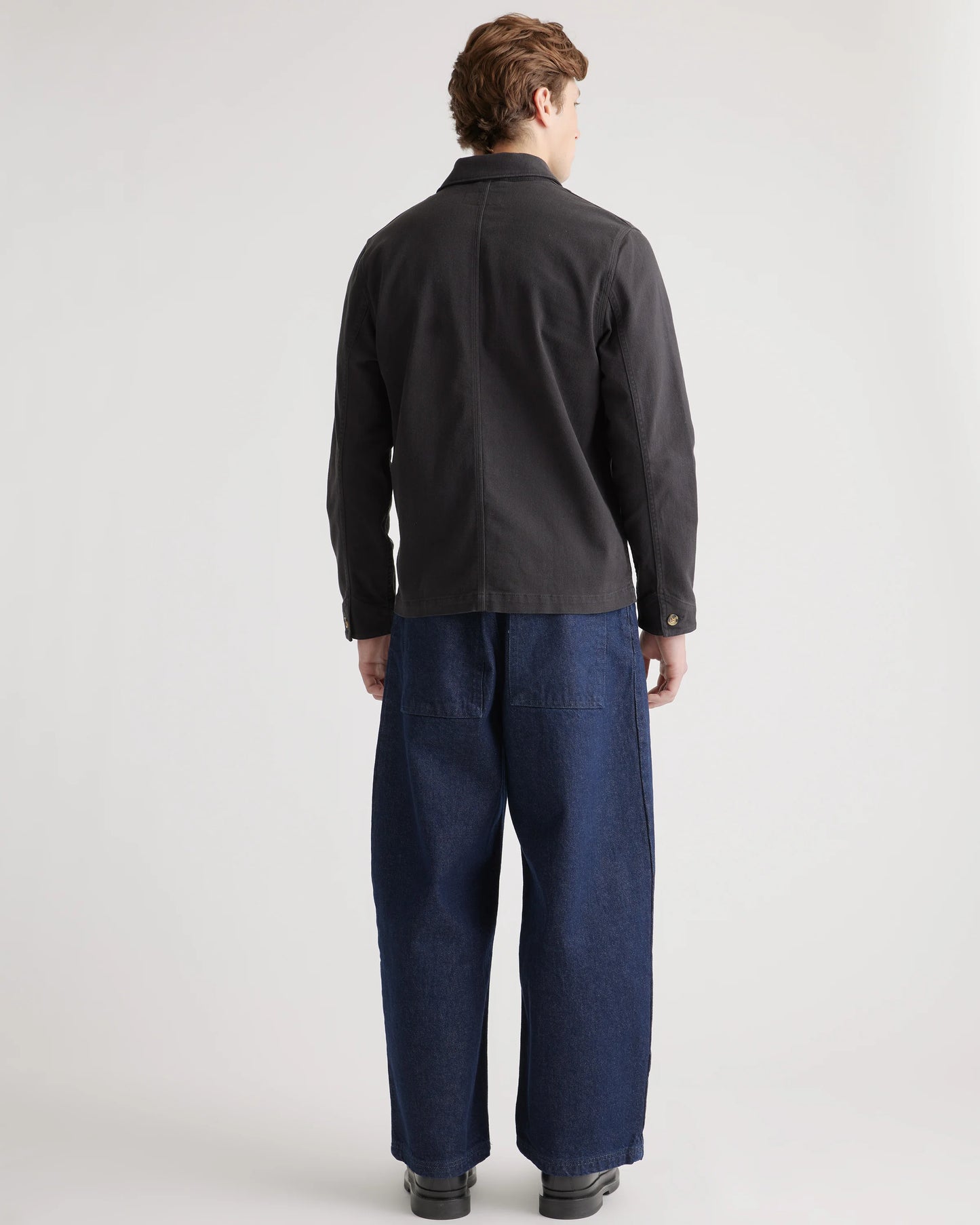 Organic Comfort Stretch Chore Jacket - XS / Vanilla