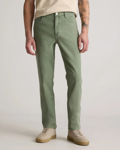 French Terry 5-Pocket Pants - Slim - 30X30 / Bayberry Olive