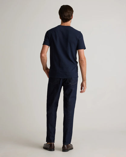 100% Organic Cotton Slub Pocket Tee - S / Bold Black