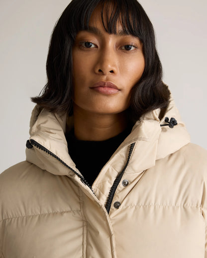 Responsible Down Long Puffer Jacket - XS / Black