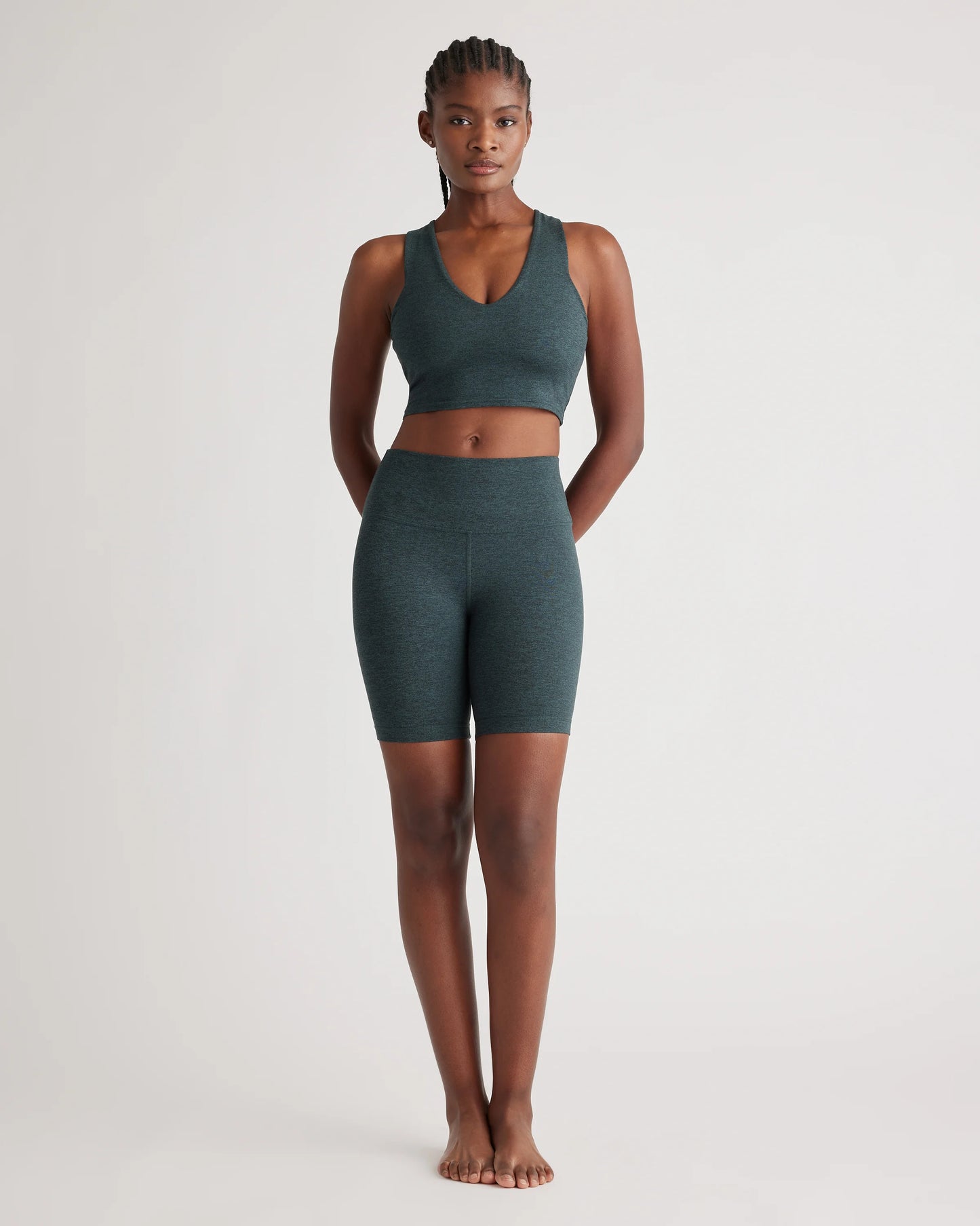 Ultra-Soft Bike Short - XS / Heather Espresso