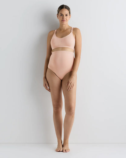 Seamless Nursing Bra - XS / Peach Pink
