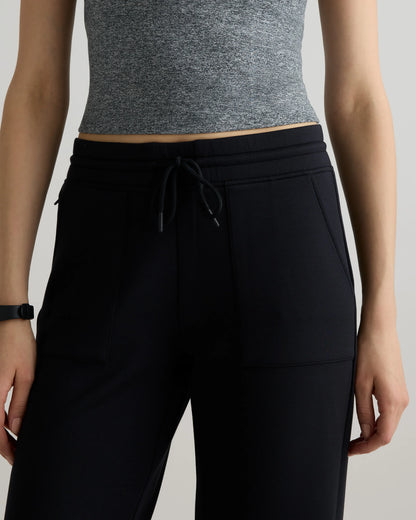 CloudComfort High-Rise Cropped Sweatpants - XS / Pebble Beige