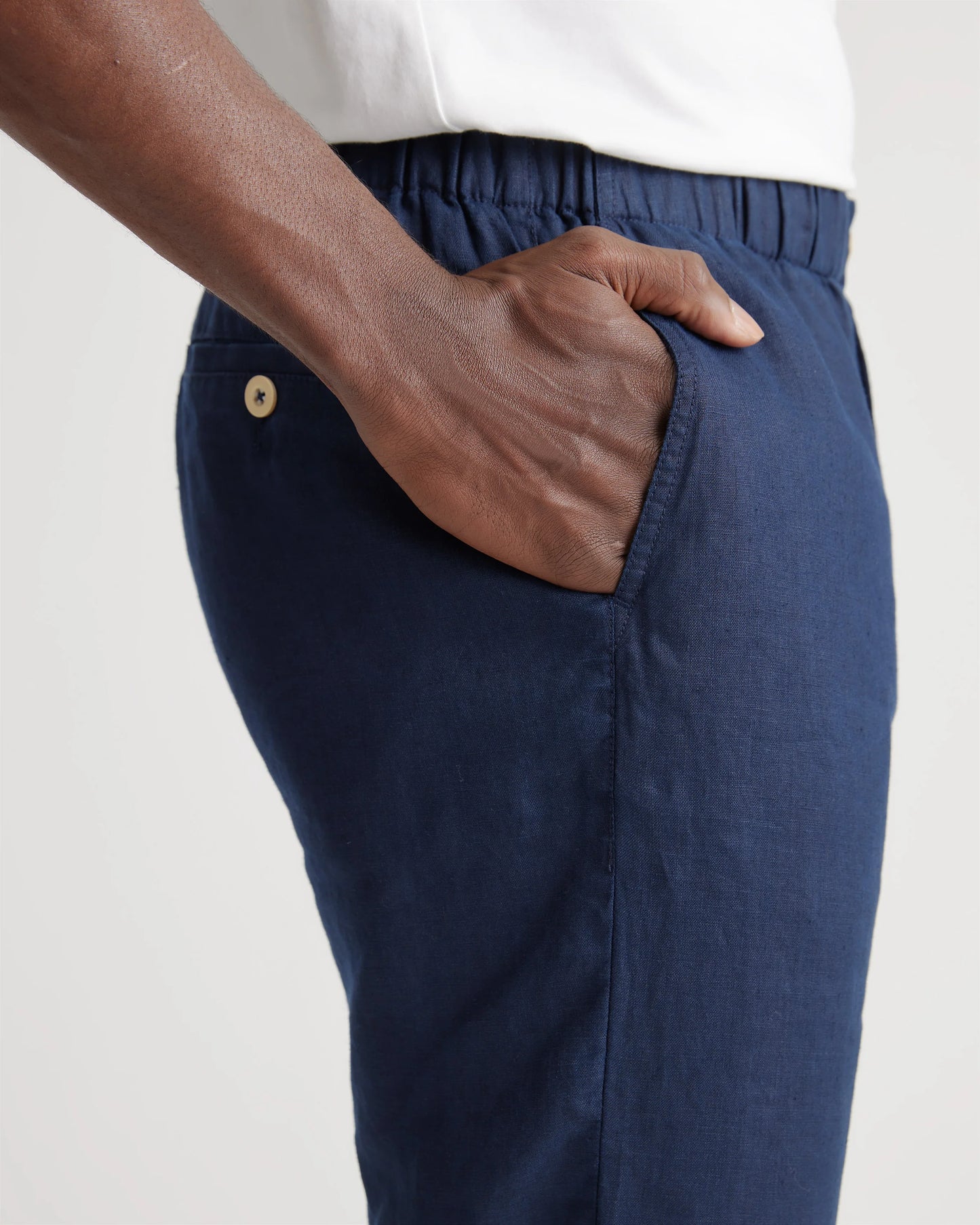 100% European Linen Pants - S / Bayberry Olive