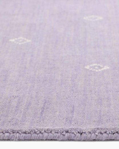 Dakota Kids Hand-Loomed Wool Rug - 4' x 6' / Baby Blue