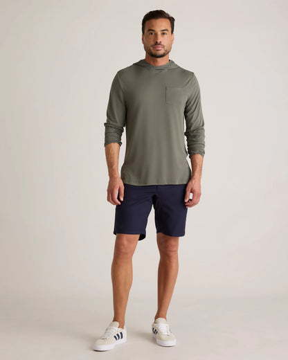 Organic Stretch Ripstop Shorts - 10" - S / Morel Grey