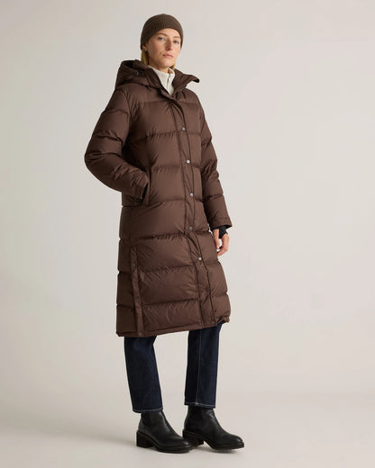 Responsible Down Long Puffer Jacket - XS / Black