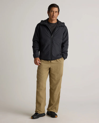 Hybrid Insulated Lightweight Hooded Jacket - S / Black