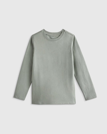 100% Organic Cotton Jersey Long Sleeve Tee - 6 / Dino Sketch