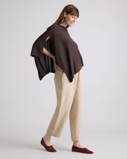 Lightweight Cotton Cashmere Nursing Shawl - One Size / Pale Custard Yellow