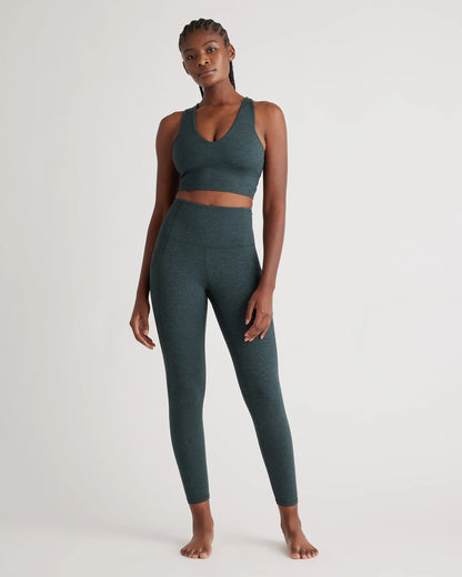 Ultra-Soft High-Rise Pocket Legging - XS / Heather Espresso