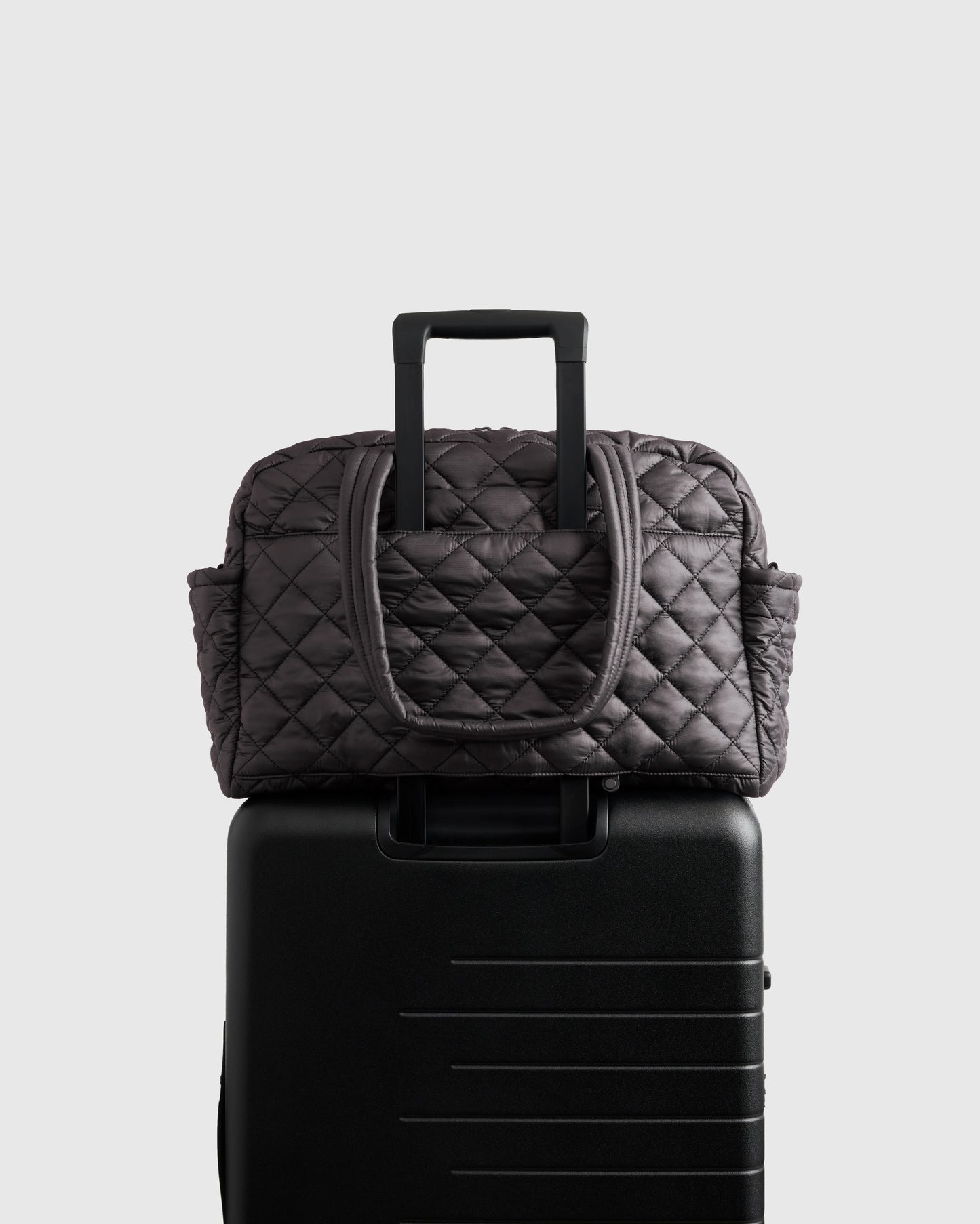 Transit Quilted Duffle Bag - One Size / Taupe Brown