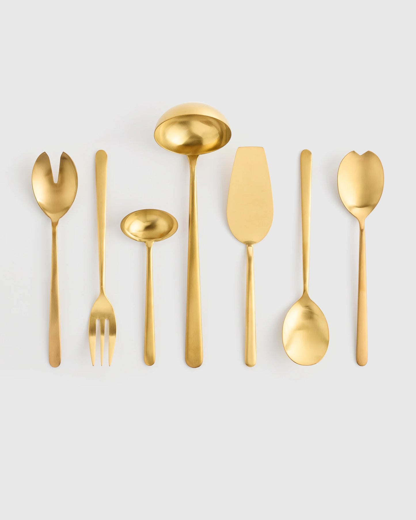 Linea 7-Pc Serving Utensil Set by Mepra - One Size / Polished Stainless Steel
