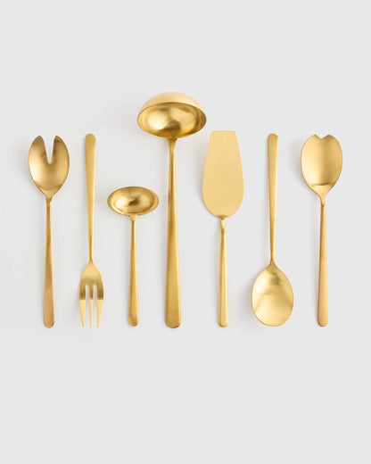 Linea 7-Pc Serving Utensil Set by Mepra - One Size / Polished Stainless Steel