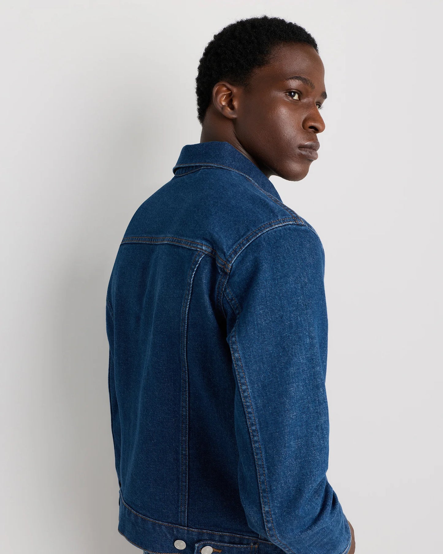 Comfort Stretch Denim Jacket - S / Dark Indigo