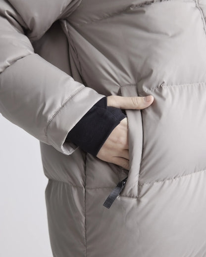 Responsible Down Long Puffer Jacket - XS / Black