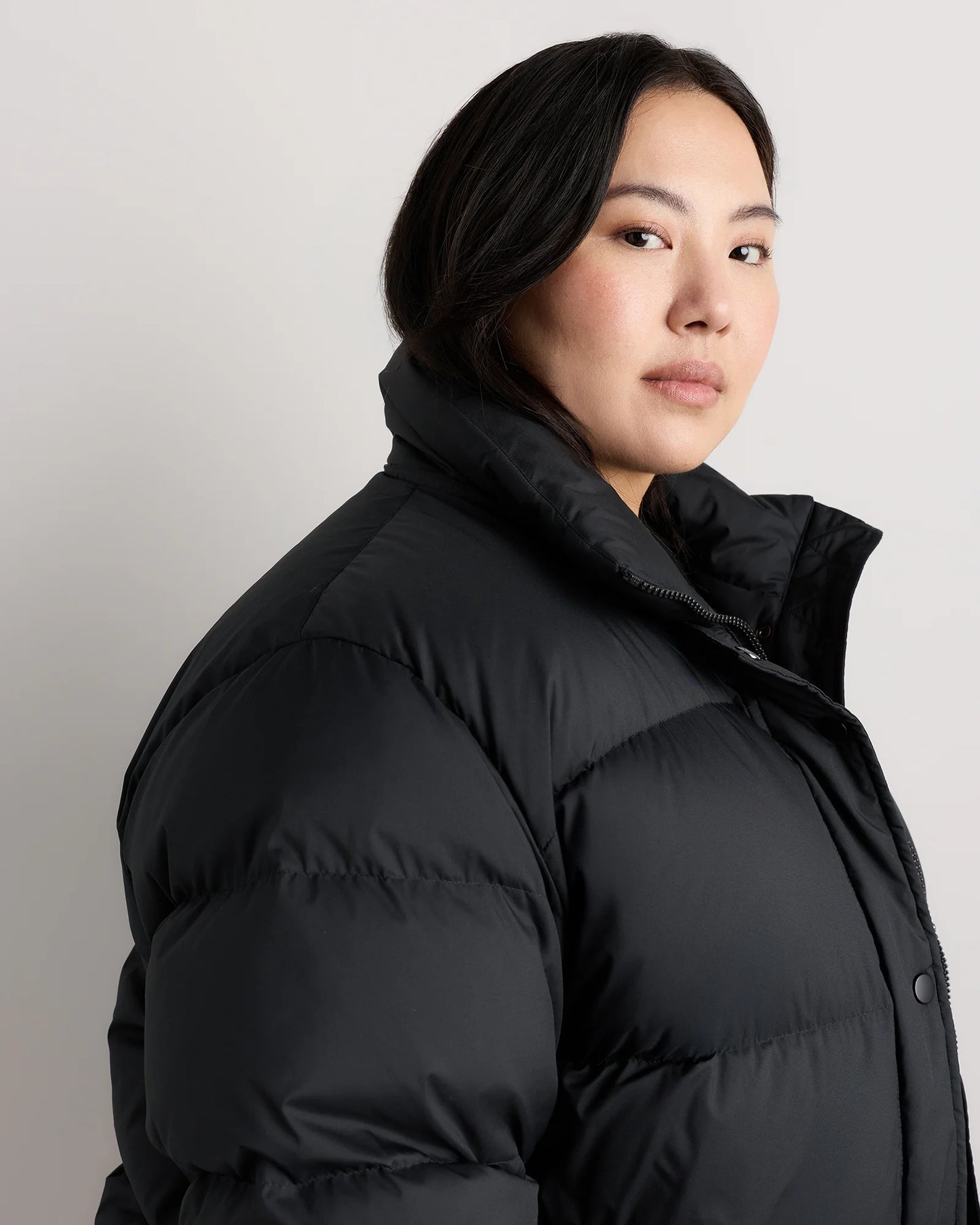 Responsible Down Puffer Jacket - 1X / Black