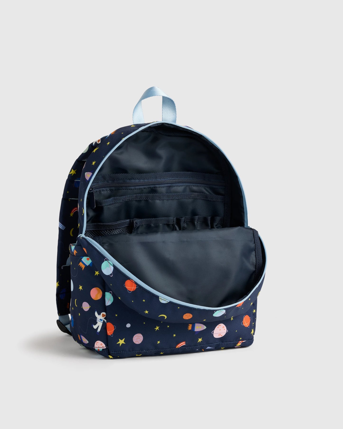 Recycled Double Pocket Backpack - One Size / Rainbow Clouds