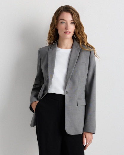 Italian Wool Long Blazer - XS / Sahara Camel