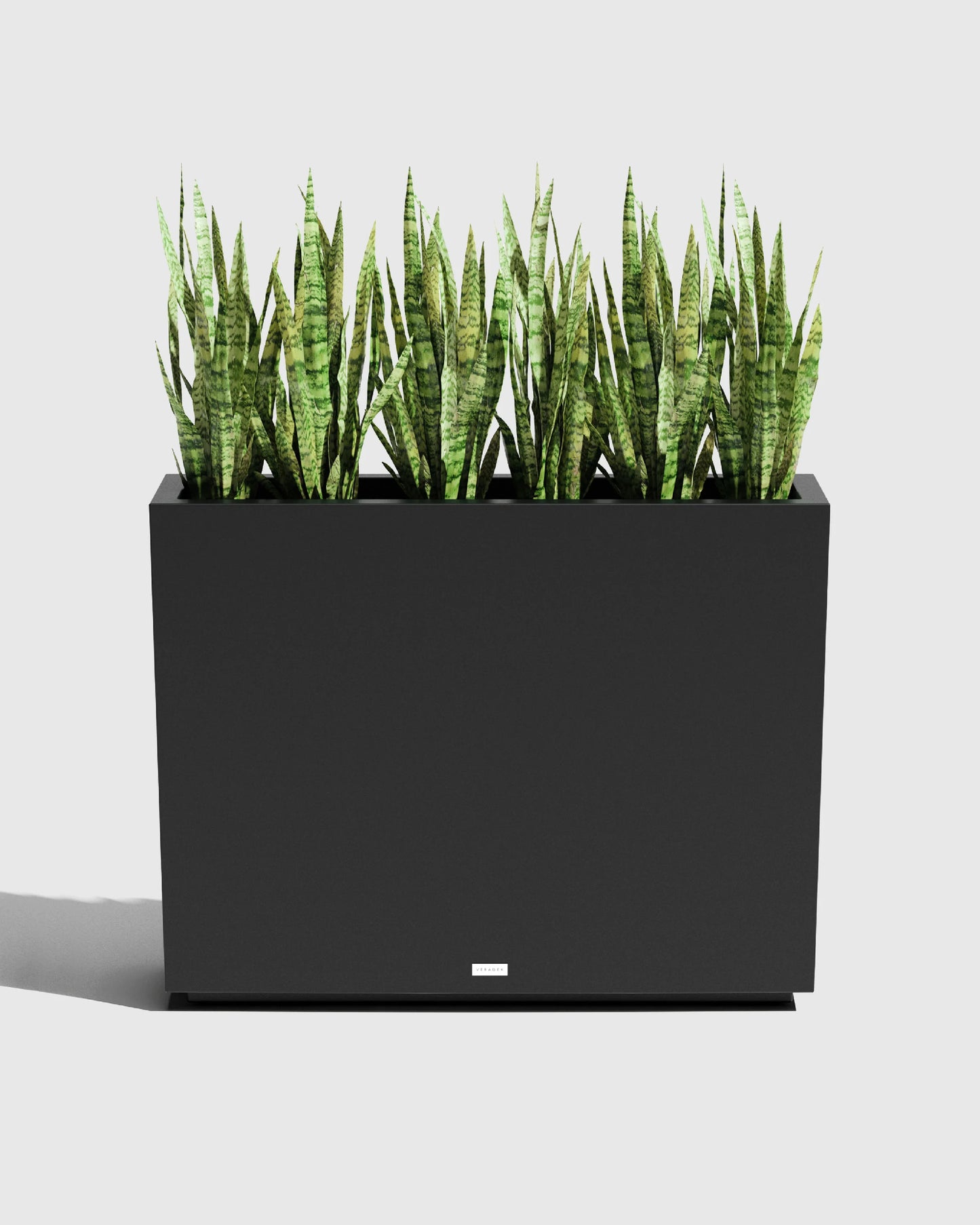 Block Series All Weather Rectangular Planter by Veradek - One Size / Black